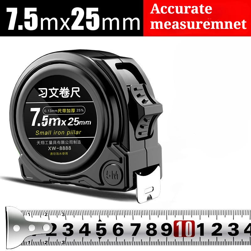 5M/7.5M/10M Premium Durable Tape Measure Extra-wide and Thick Steel Tape Measures for Home Renovation and Construction