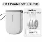 Niimbot D11 Mini Printer Wireless Phone Pocket Thermal Label Maker USB Rechargeable Inkless DIY Name Price Tag Sticker Machine