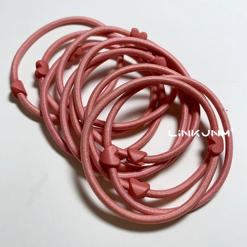 10PCS New Girls Elastic Hair Rubber Bands Kids Headbands Women Hair Tie Hair Gum Ponytail Hair Holders Hair Accessories