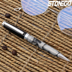 STONEGO Fashion Wallet Pen Short Paragraph Gift Travel Pocket Pen Mini Pocket Short Clip Metal RollerBall Pen Travel Pocket Pen