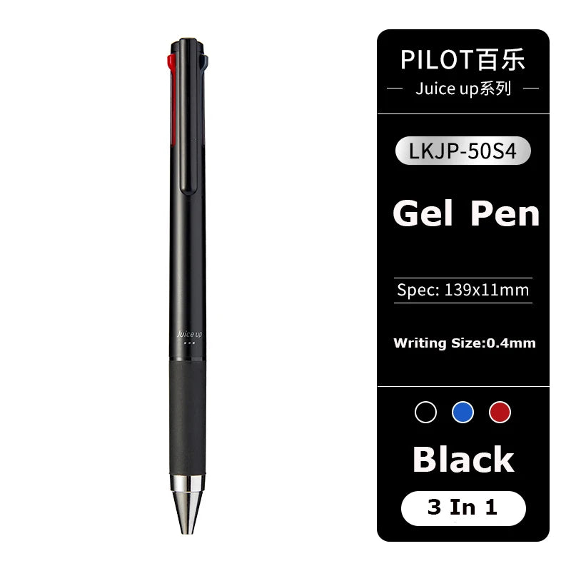 Japan Pilot Modular Pen Juice Up 3/4 Color 0.4mm Ultra-fine Gel Pens, Water-base Smooth Writing Versatile Stationery Aacsesories