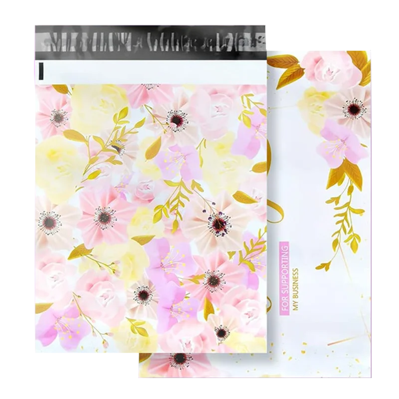 10PCS 10x13'' 25x33cm Printed Poly Mailer Packaging Envelopes with Self Seal Courier Storage Bags Clothes Mailers Packaging Bags