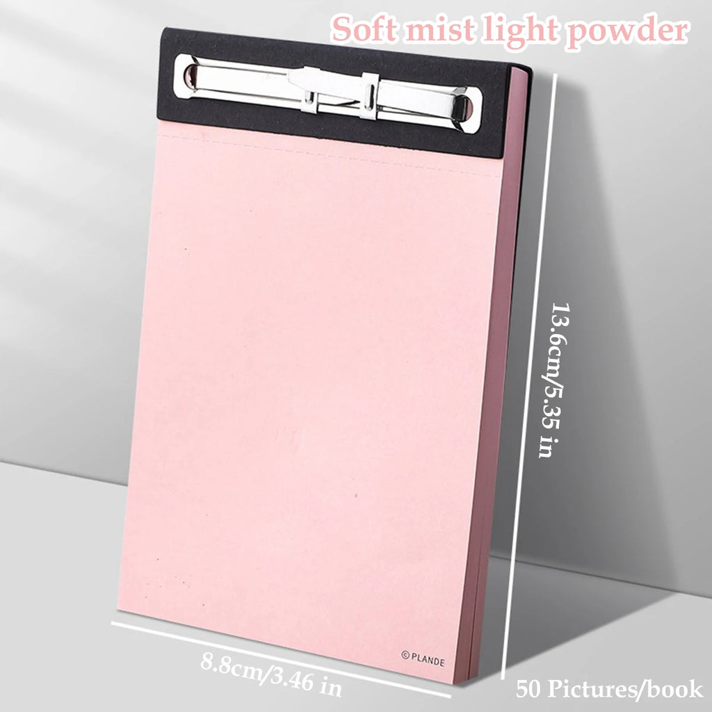75 Sheets of Plande Note Book Can Be Torn Student Study Memo Hand Account Non-adhesive Notepad Blank Note Book Pocket Stationery