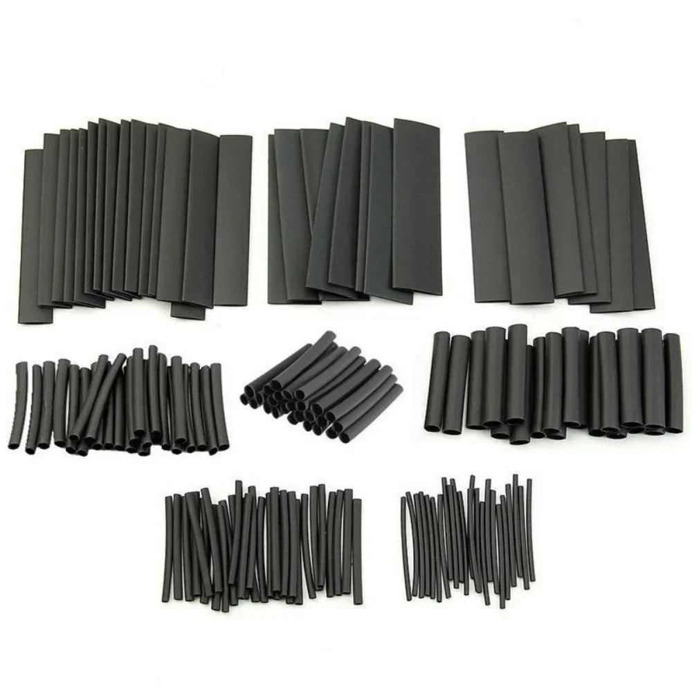 580/328/127PCS Heat Shrink Tubing Wrapping Kit 2:1 Shrinkable Wire Shrinking Wrap Tubing Wire Connect Cover Protection Sleeving