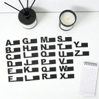 26Pcs Alphabet Index Dividers Plastic Vinyl Record Organizers A-Z Letter Guides Dvd Cd Album Media Shelf Markers