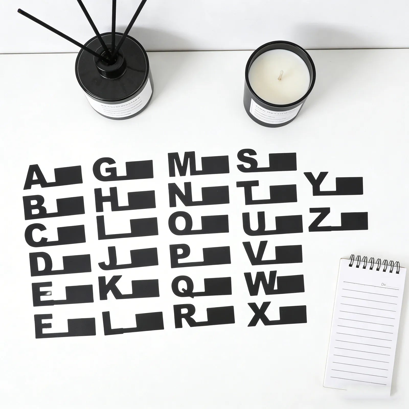 26Pcs Alphabet Index Dividers Plastic Vinyl Record Organizers A-Z Letter Guides Dvd Cd Album Media Shelf Markers