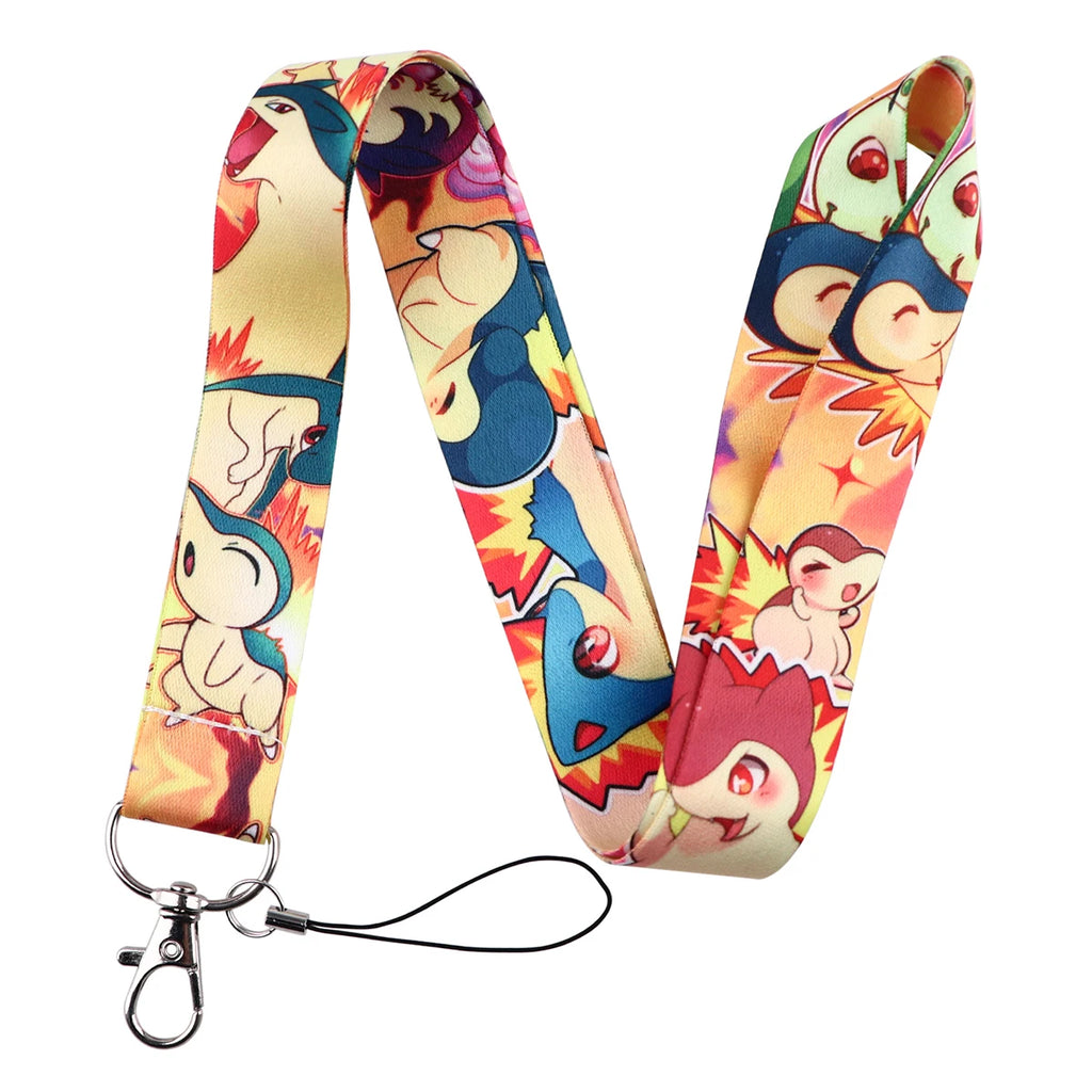 Cute Anime Lanyards For Key Neck Strap Lanyards ID Badge Holder Keychain Key Holder Hang Rope Keyrings Accessories Gifts