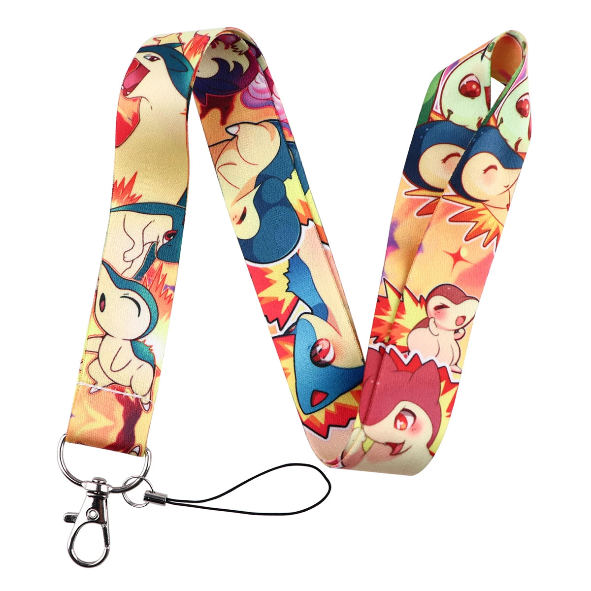 Cute Anime Lanyards For Key Neck Strap Lanyards ID Badge Holder Keychain Key Holder Hang Rope Keyrings Accessories Gifts
