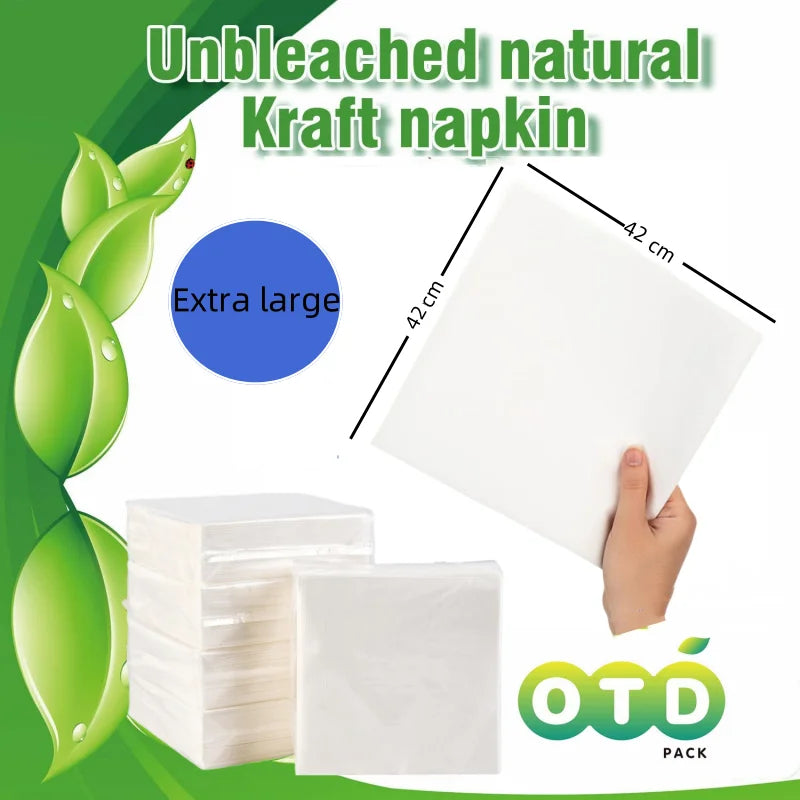 100% Compostable and Eco-friendly Paper Dinner Napkins Perfect for Everyday Dinning,Beverages or Cocktail Disposable