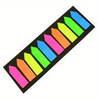 PET Page Markers Sticky Index Tabs, Bright Colors Arrow Flag Tabs for Book Annotation, Writable File Classification Labels