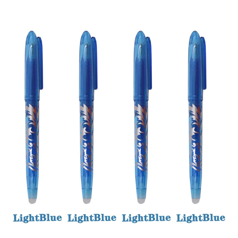 8/4pcs Erasable Gel Pen  Multi-Color0.5mm Tip Painting Writing Drawing School Black Blue Red Pink Orange Green Purple Light Blue