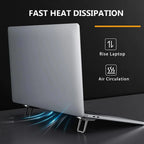2PCS Adjustable Riser Cooling Bracket, Suitable for Laptops, Tablets, Foldable Laptop Brackets, Portable Laptop Brackets
