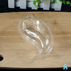 10pcs Creative Mango Shape Disposable Dessert Cake Plastic Cup DIY Cake Cream Mousse Packaging Box With Clear Cover