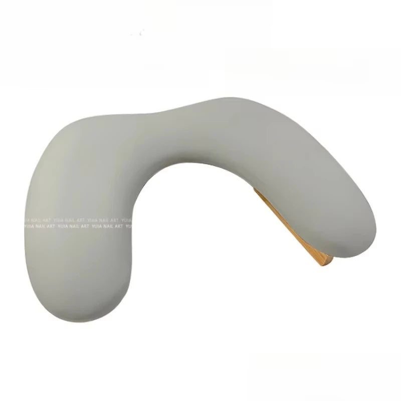 Nail Arm Rest with Rotating Phone Holder, Arm Rest for Nails Tech, PU Leather Nail Tech Arm Rest, U-Shaped Hand Rest