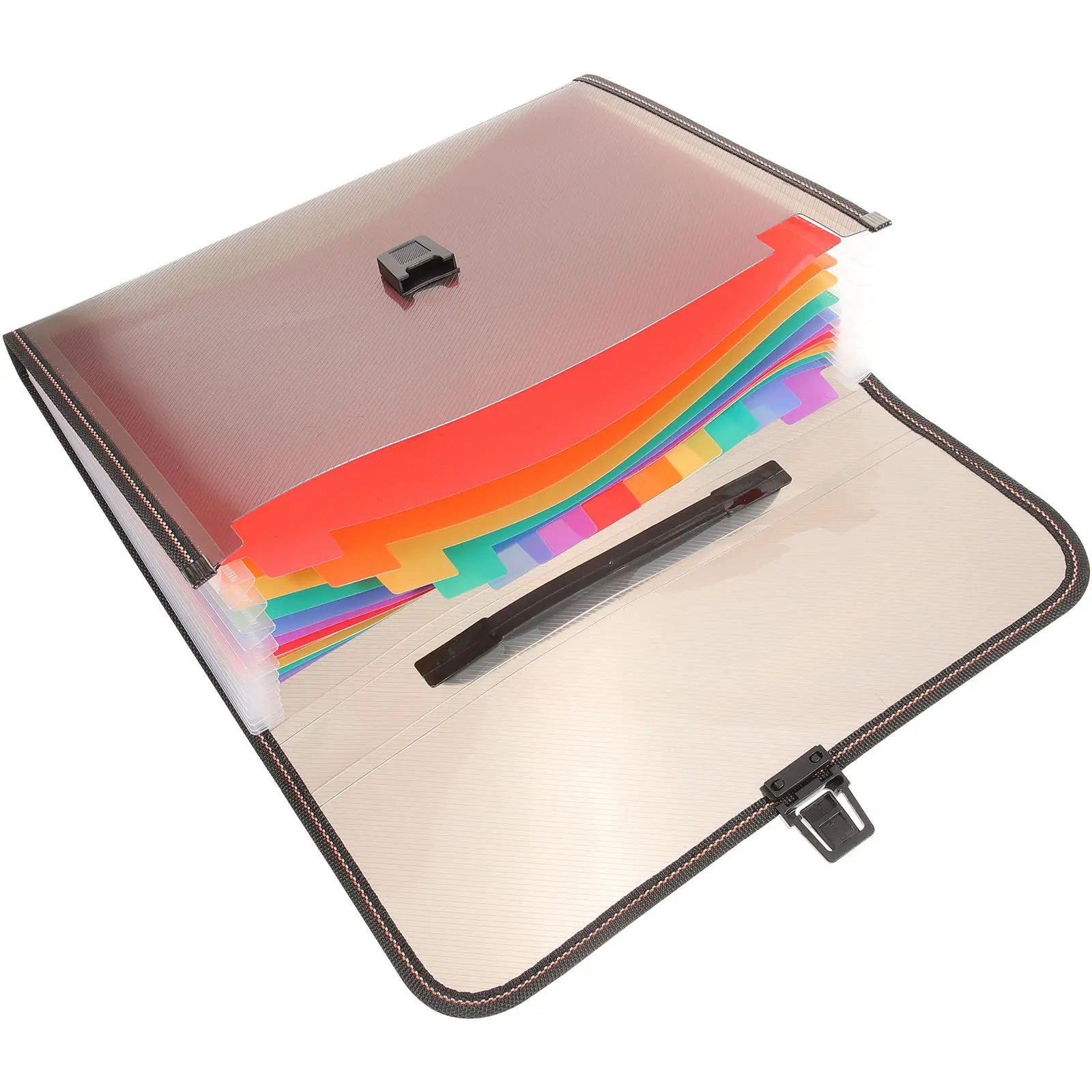 A4 Size Expanding Accordion File Folder Portable Document Organizer for Papers Receipts Bills Coupons Tickets Business Cards