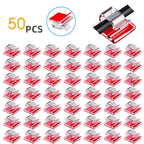 10/20/50/100pcs Cable Clips, Adhesive Cable Organizer Cord Holder, Durable Strong Cable Wire Management for Car, Office and Home