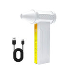 800,000RPM Air Blower Electric Turbo Violent Fan Brushless Motor High-Speed Turbo Fan USB Rechargeable Powerful Air Dust Blower