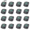 5/10/16Pcs Mini Pocket Oil Filled Compass Portable Wristband Compass  Detachable Outdoor Camping Hiking Travel Navigation Tool
