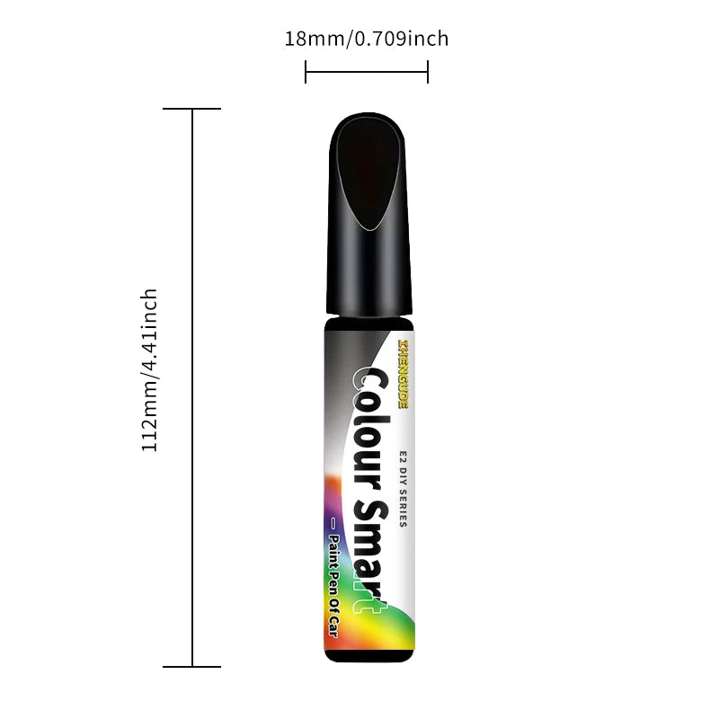 Car Touch-Up Pen - Special Marker Pen for Repairing and Refurbishing Scratches on Black Plastic Interiors, Steering Wheels, and Dashboards, Car Scratch Repair Pen, Plastic Surface Repair, Correction Pen, Plastic Repair Pen, P
