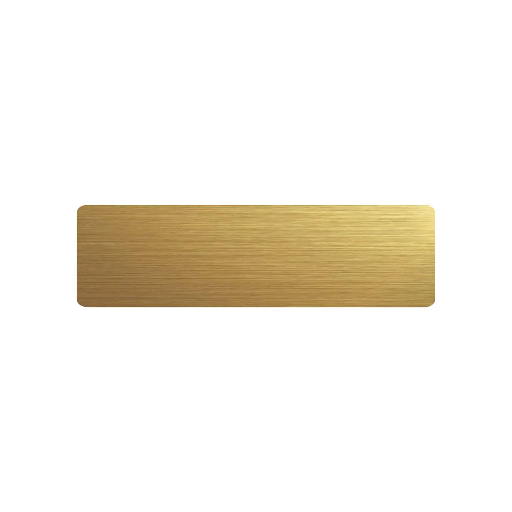 Custom Metal Your Name Plate Address Outdoor Identity Badge Engraved Brushed Stainless Steel Sticker Customized UV Mailbox Tag