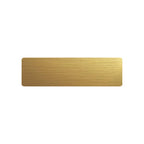 Custom Metal Your Name Plate Address Outdoor Identity Badge Engraved Brushed Stainless Steel Sticker Customized UV Mailbox Tag