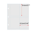 PU Leather Photo Card Macaroon Binder 3 Ring A5 Glitter Cover Kpop Polaroid Photo Album Postcard Collect Book 2 4 Pocket Sleeves