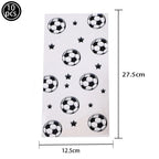 1pc Soccer Plastic Tablecloth Birthday Soccer Day for Soccer Birthday Decoration Disposable Party Soccer Table Cover Tableware