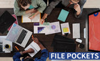 13 Pockets Accordion File Holder - Expanding File Folder Organizer for A4 Letter Size Paper Documents