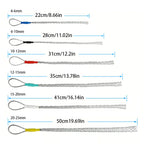 6 Colors Cable Puller Wire Grip Galvanizing Metal Cable Pulling Socks Mesh Puller Antislip Pipe Conduit Pull Net Cover 4-25mm