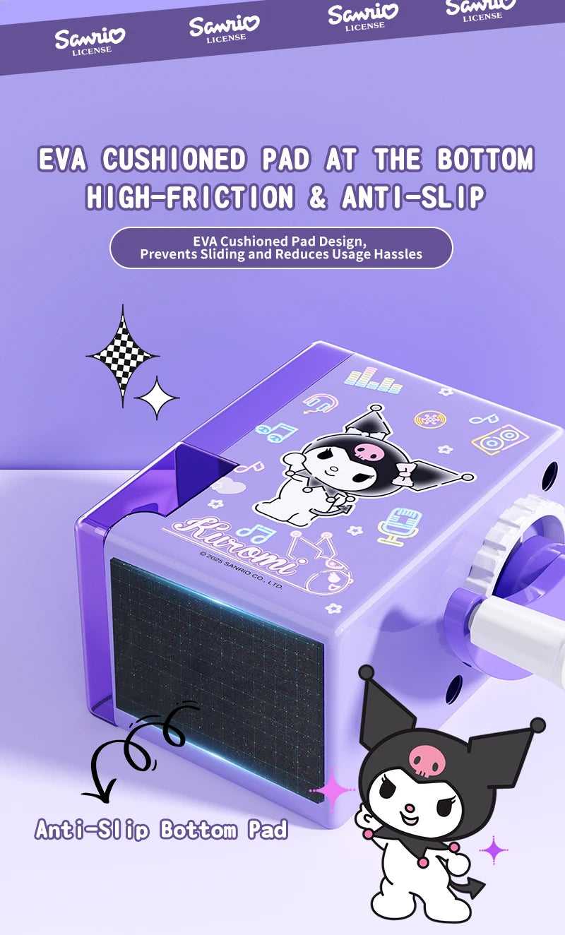 Sanrio Pencil Sharpener Fast Sharpening Easy to Use for Kids Students School Office Stationery Cute Anime Merch Kawaii Gift