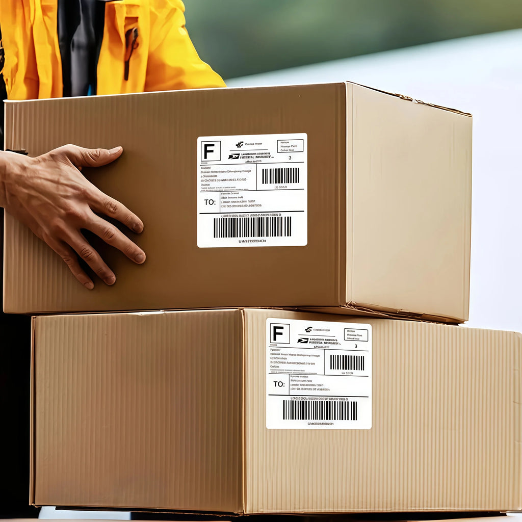 Strong Adhesive Easy Tear 4x6 Direct Thermal Shipping Labels 350/500 Pcs Fit All Thermal Printers Online Seller Logistics