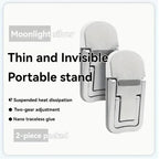 4 in 1 Office Laptop Stand Vertical Save Desktop Space Easy To Place Computer Accessories Scalable Width Office Desk Storage