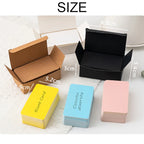 100Pcs/Box Colorful Blank Index Cards Thick Hard Cardstock DIY Handwriting Flash Cards  Study Memo Drawing Note Cards