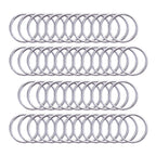 30pcs Metal Swivel Lanyard Snap Hooks and Split Key Rings Chain Hook Keychain for DIY Key chain Making