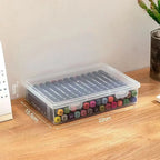 Portable A4 A5 File Organizer Multifunctional Transparent Document Storage Container Dustproof File Box Home Office Supplies