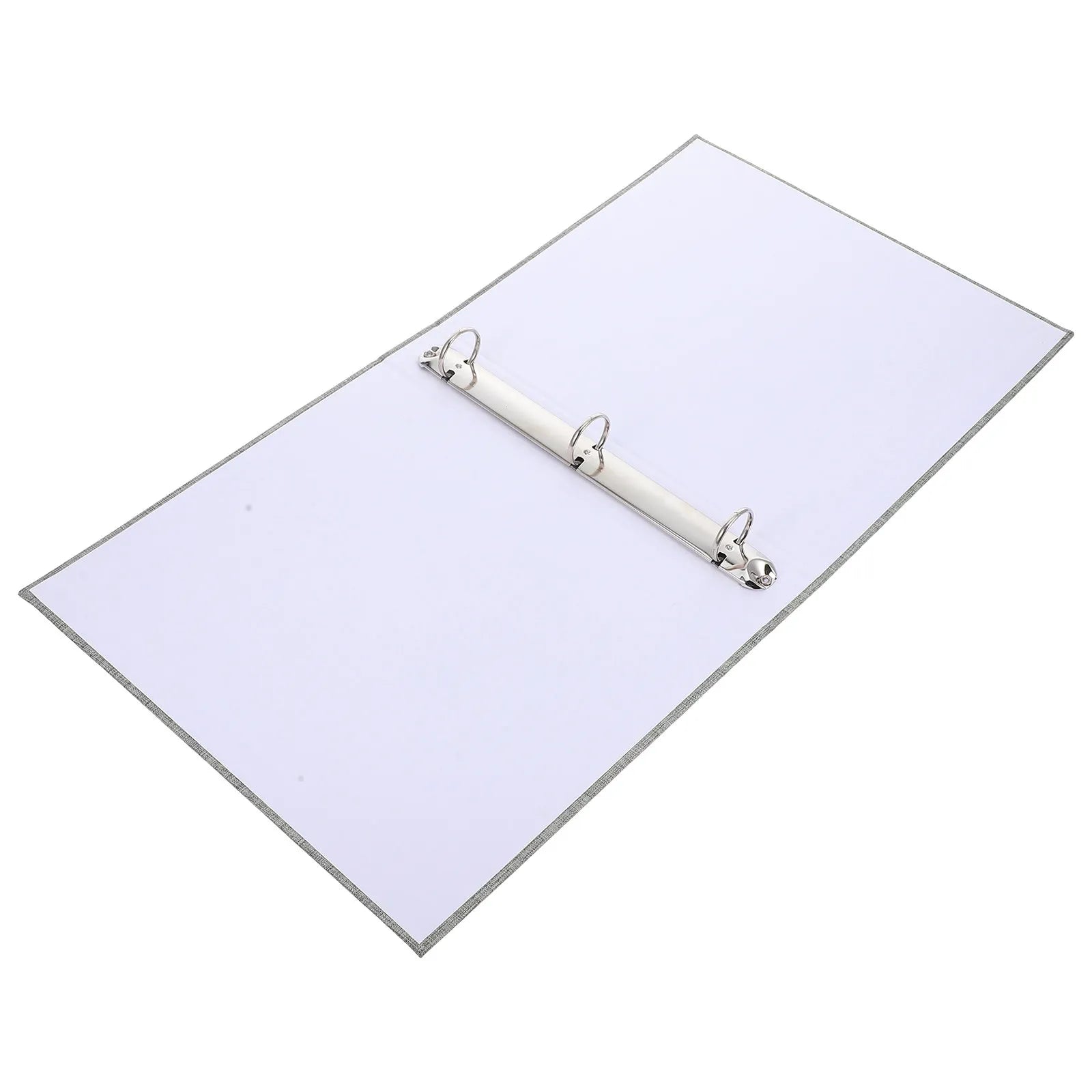 A4 3 Ring Binder Fabric Hardcover Document Holder Office Home Sheet Organizer Paper Storage Resume Report Folder