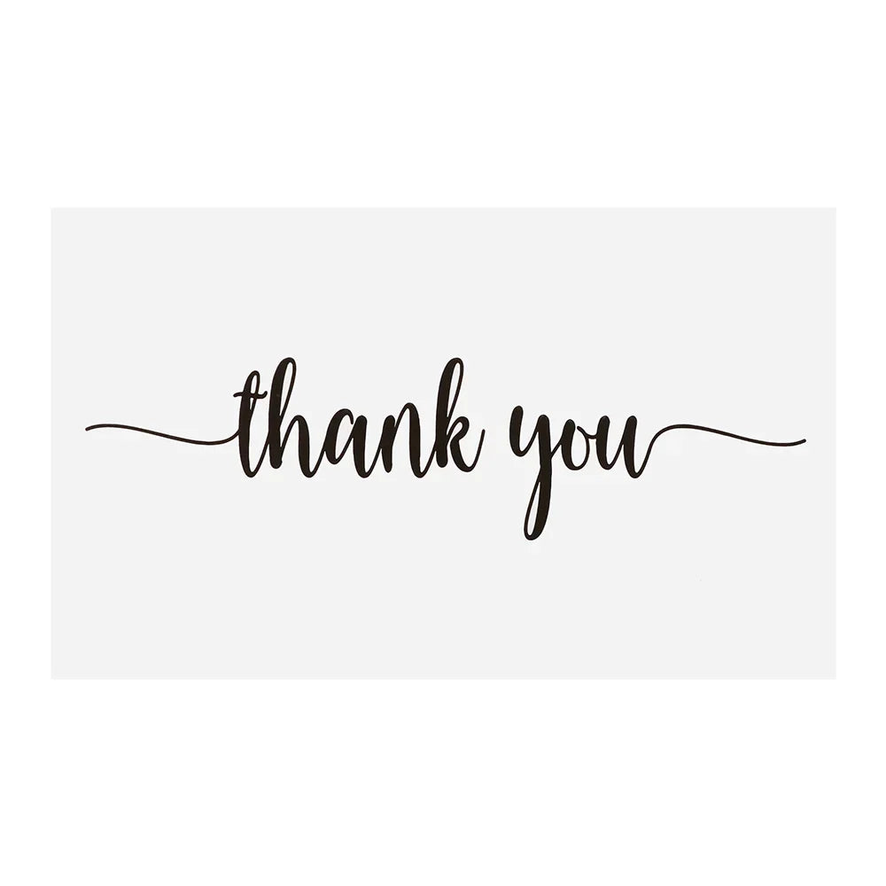 50 Pcs Thank You For Supporting My Small Business Reflective Laser Appreciate Cards Greeting Postcard For Online Retail Shopping