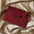 10pcs Window Envelopes for Letters DIY Handmade Gift Packaging Bag Wedding Party Invitation Card Cover Linen Texture Envelopes