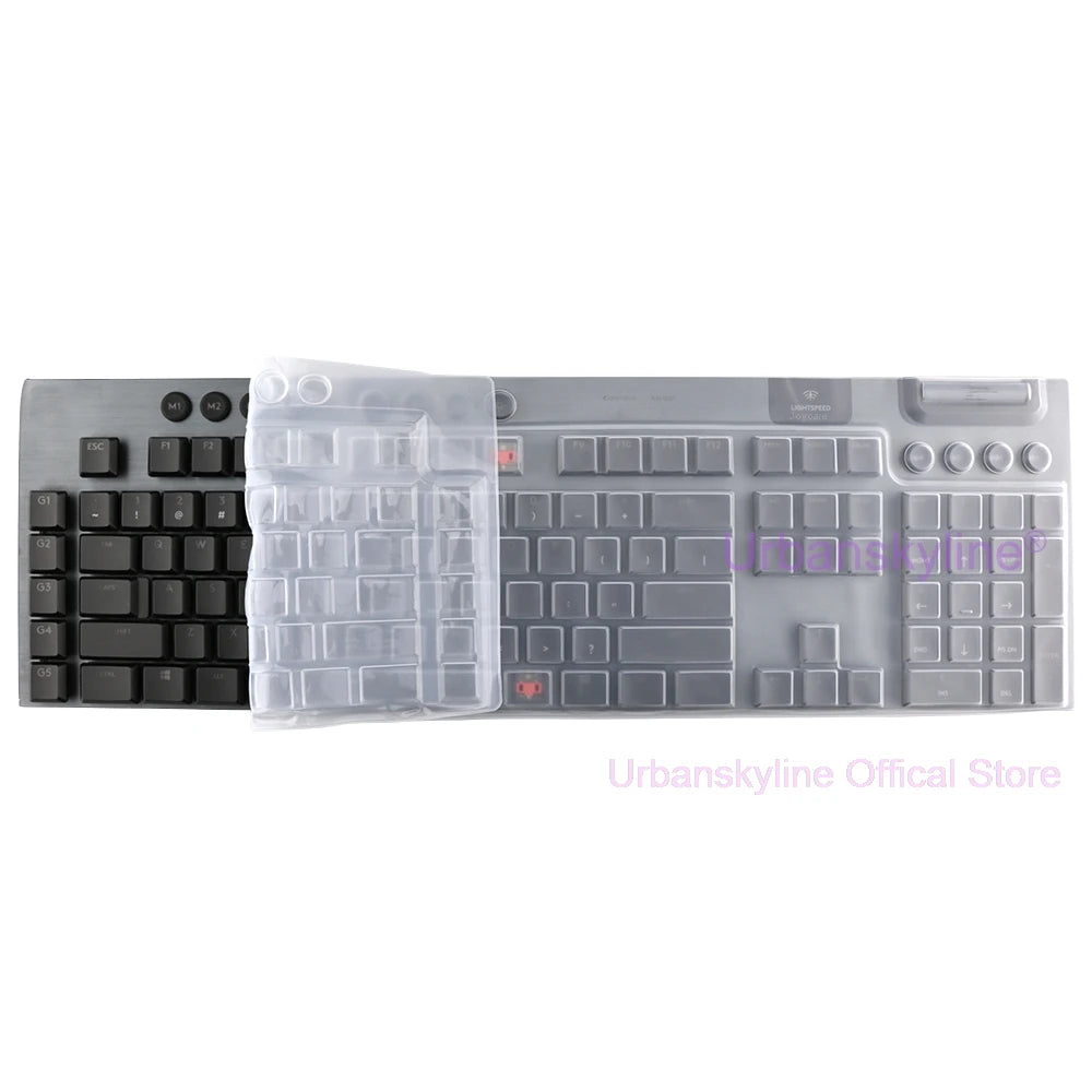 Keyboard Cover for Logitech G813 G913 TKL G915 TKL for Logi Mechanical Protective Protector Skin Case Clear Silicone