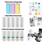X6 Mini HD Portable Label Thermal Printer Endurance Bluetooth Printer for Student Error Title Note Wrong Pocket Inkless Printing