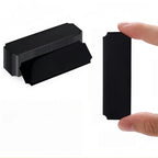 Black Finish Surface Blank Name Badges 30 pcs, perfect for Office Desk Labeling, Durable Scratch Resistant