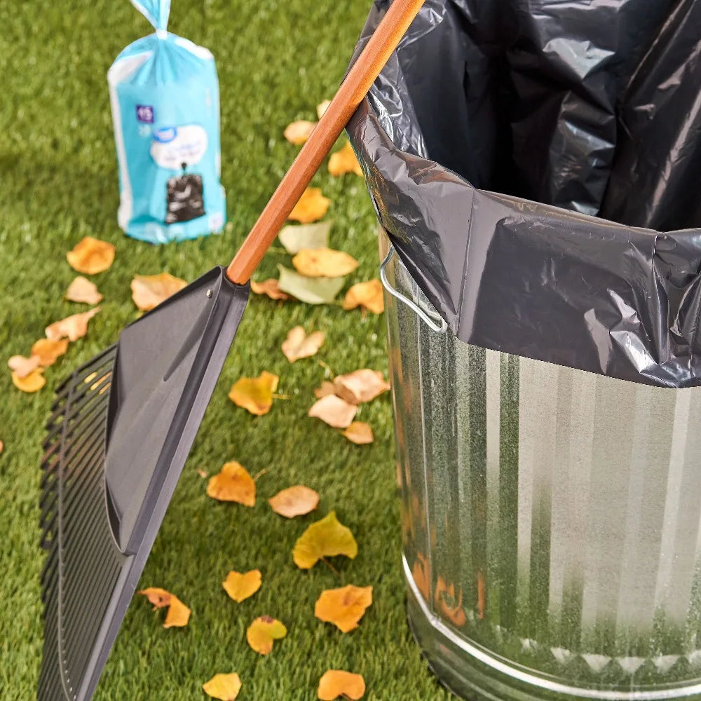 55-Gallon Extra Large Outdoor Twist Tie Trash Bags, Unscented, 20 Bags