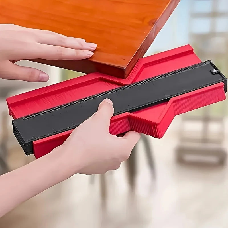 Ultimate contour measuring instrument, multifunctional plastic ruler, suitable for woodworking measurement