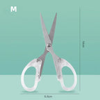 Student Office Paper-cut Scissors Stainless Steel Household Handmade Scissors Sharp and Small Sewing Scissors Household Tools