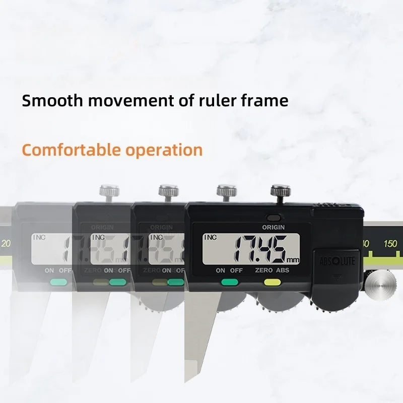 Japan Caliper Stainless Steel Absolute Digital Caliper 500-193-30 Battery Powered Inch/Metric 8" Range -0.001" Hand Tools