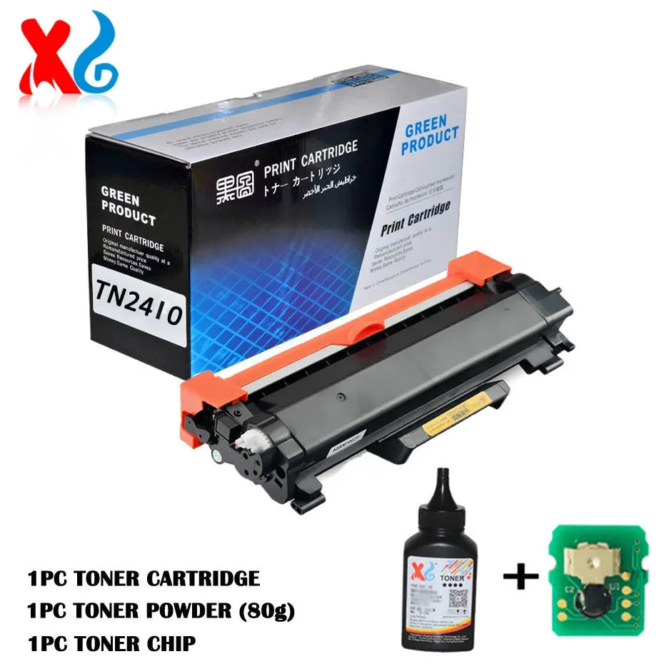 With Chip TN2420 TN2410 Toner Cartridge For Brother MFC-L2750DW L2730DW L2710DW L2710DN HL-L2375DW L2370DN L2350DW L2310D L2350D