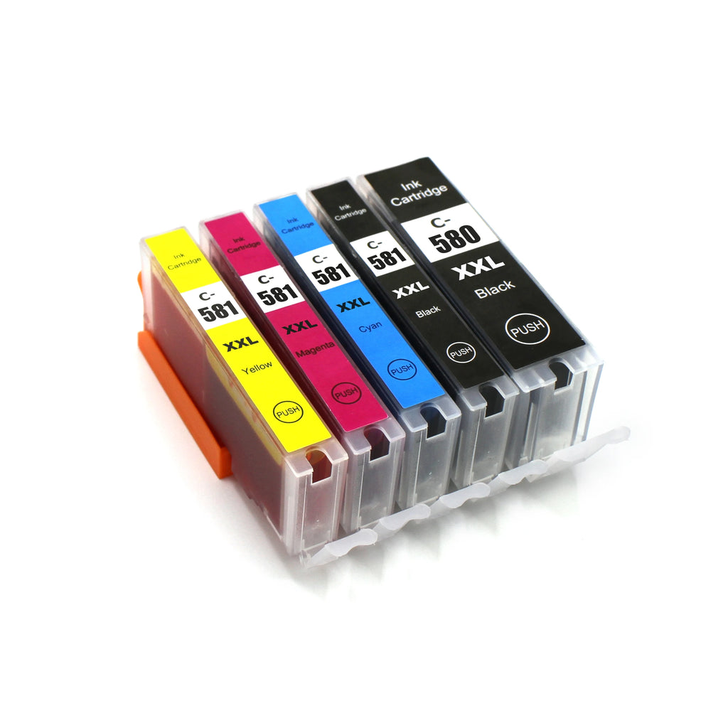 PGI 580 CLI 581 Ink Cartridges Compatible with PIXMA TS705 TR7550 TR8550 TS6150 TS8150