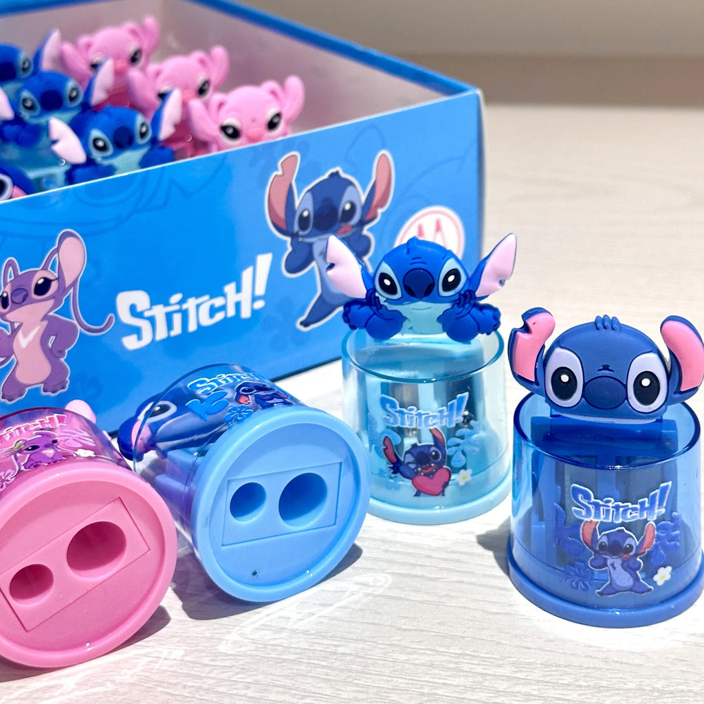 Random 1 Color Stitch doll pencil sharpener, cute cartoon student pencil sharpener, Lilo & Stitch stationery, school supplies