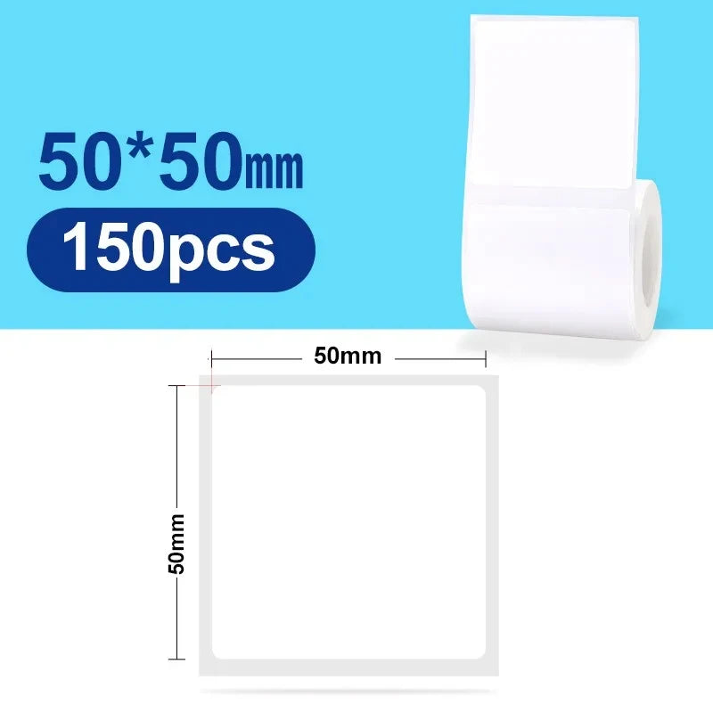 Original Niimbot B21/B3S/B1/B203 Colorful White Transparent Label Sticker  Self-adhesive Waterproof  Price Tag Thermal Paper