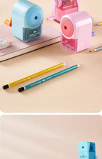 FABER CASTELL Manual Hand Crank Pencil Sharpener Sharpen 8mm in Diameter Candy Colors for Kids,Artists,Student Office Stationery